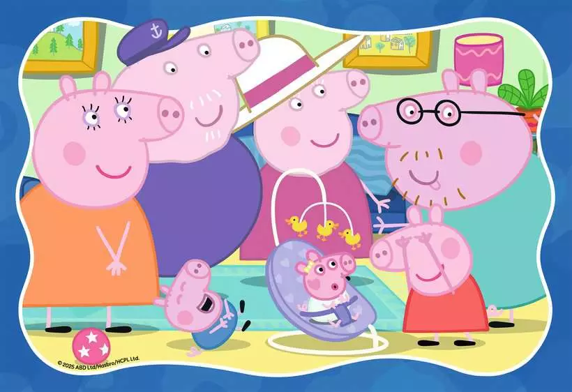 Peppa Pig: My Family! - Children's Puzzle, 35 Pieces