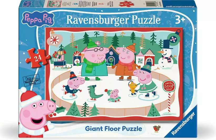 Peppa Pig: Christmas - Giant Floor Puzzle, 24 Pieces
