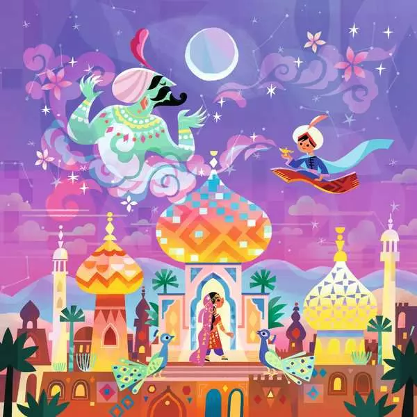 Aladdin and the Wonderful Lamp - Tales Around the World, 64 Pieces
