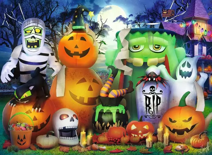 Spooky Fun - Children's Puzzle, 100 Pieces (XXL)
