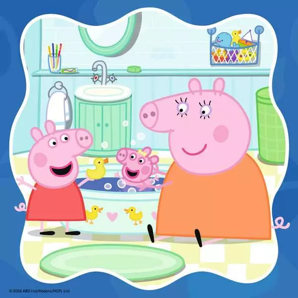 Peppa Pig: Family Firsts! - Children's Puzzle, 3 Puzzles x 49 Pieces