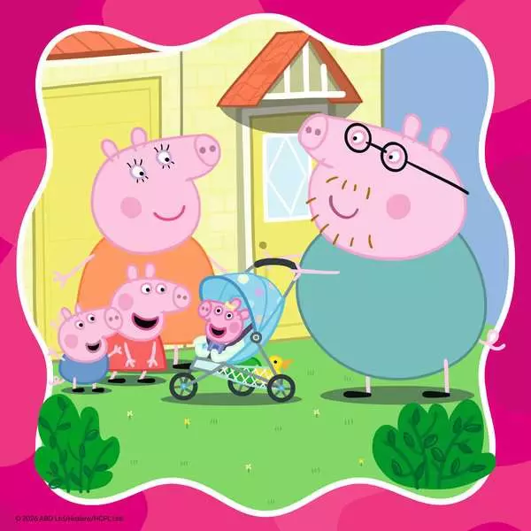 Peppa Pig: Family Firsts! - Children's Puzzle, 3 Puzzles x 49 Pieces