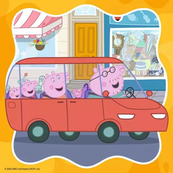 Peppa Pig: Family Firsts! - Children's Puzzle, 3 Puzzles x 49 Pieces