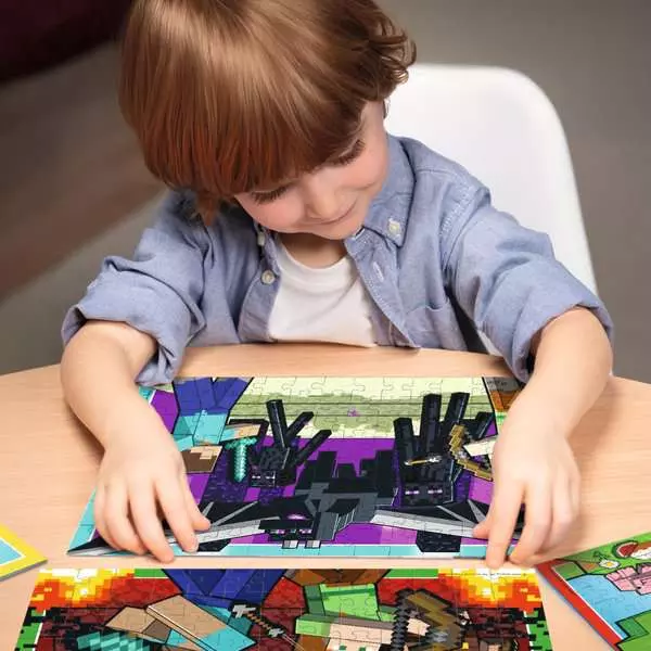 Realms & Adventures - Children's Puzzle, 4 Puzzles x 100 Pieces