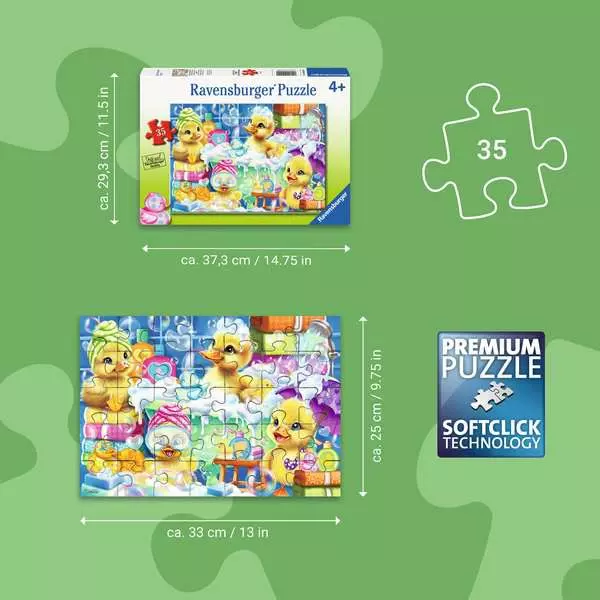 Scrub a Dub Duckies - Children's Puzzle, 35 Pieces