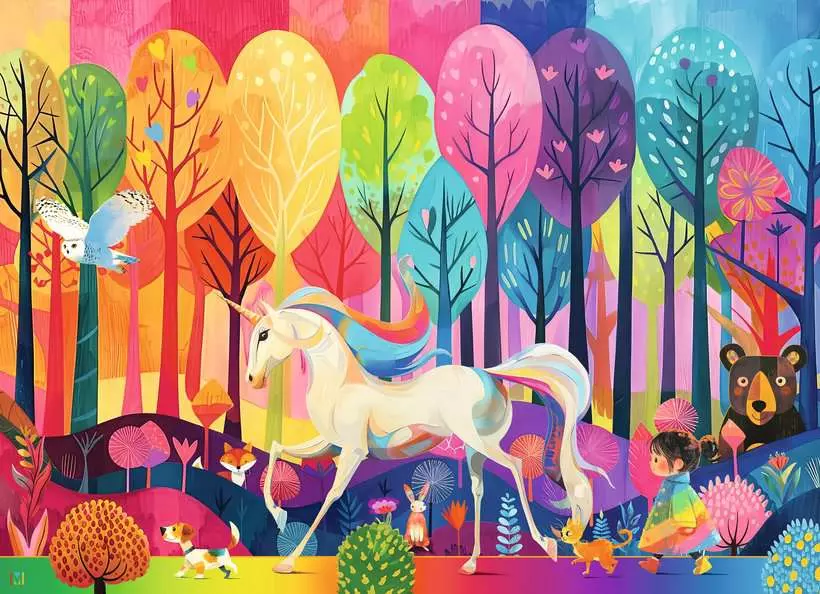 The Fantastic Forest - Children's Puzzle, 60 Pieces