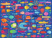 Funny Fish Friends - Children's Puzzle, 200 Pieces (XXL)
