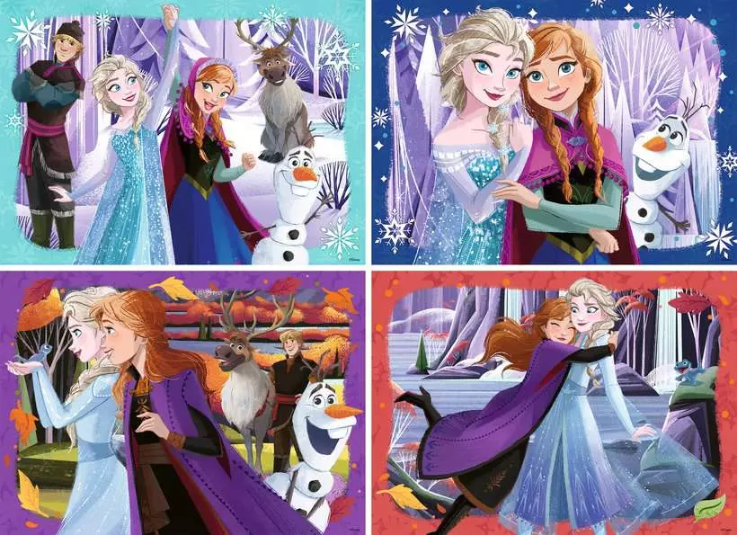 Magical Spirits - Bumper Pack, 4 Puzzles x 100 Pieces (XXL)