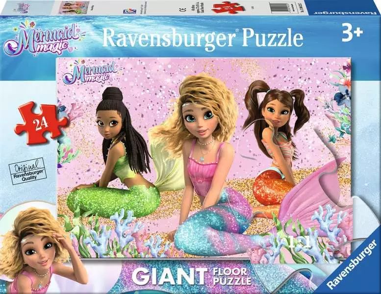 Mermaid Magic - Giant Floor Puzzle, 24 Pieces