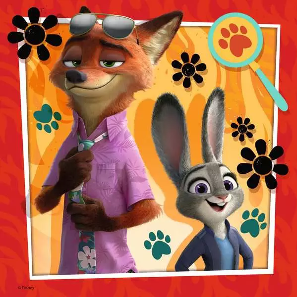 Disney Zoomania 2: A New Mission - Children's Puzzle, 3 Puzzles x 49 Pieces