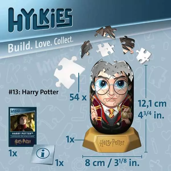 Hylkies Harry Potter: Harry Potter Collectible Figure - Construction Game, 54 Pieces