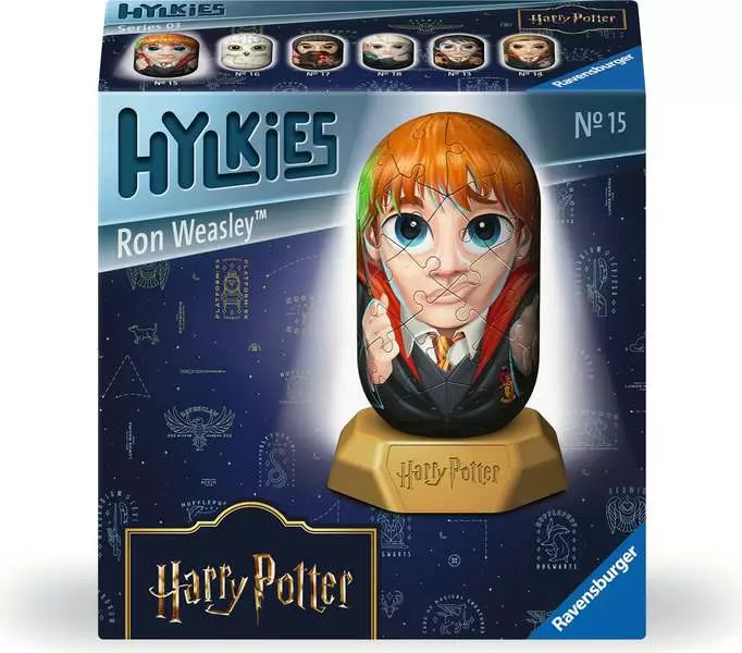 Hylkies Harry Potter: Ron Weasley Collectible Figure - Construction Game, 54 Pieces