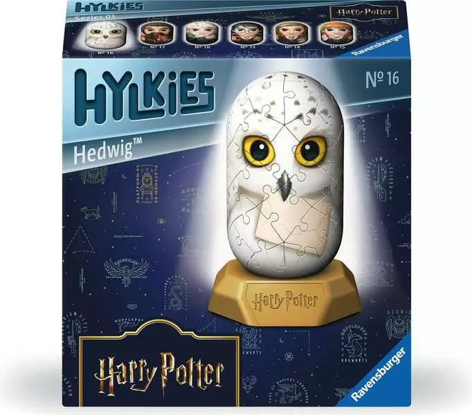 Hylkies Harry Potter: Hedwig Collectible Figure - Construction Game, 54 Pieces