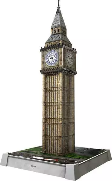 Iconics: Big Ben with Light - Construction Game, 216 Pieces