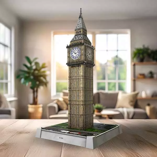 Iconics: Big Ben with Light - Construction Game, 216 Pieces