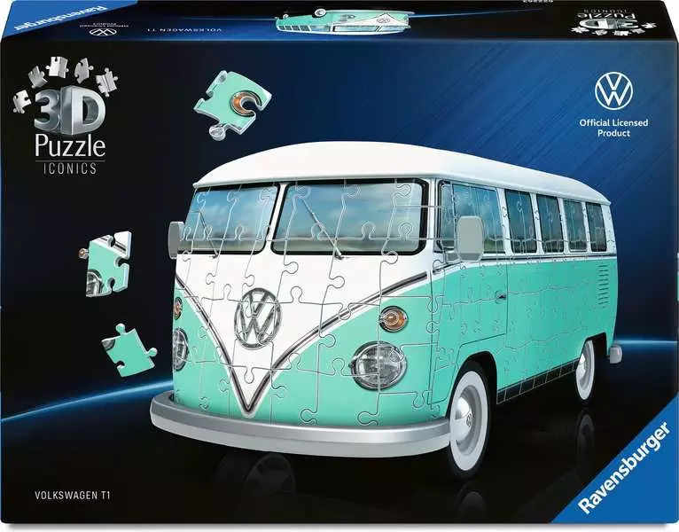Iconics: Volkswagen T1 - Construction Game, 162 Pieces