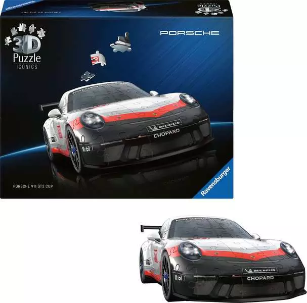 Iconics: Porsche 911 GT3 Cup - Construction Game, 108 Pieces