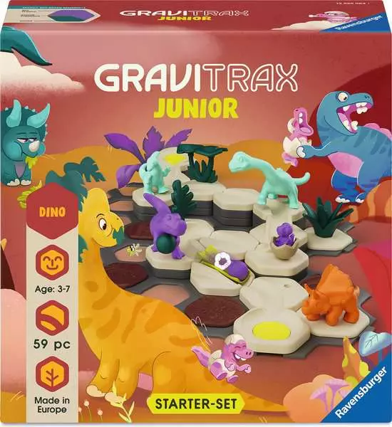 GraviTrax Junior: Dino Starter Set - Construction Game, Small