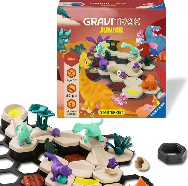 GraviTrax Junior: Dino Starter Set - Construction Game, Small