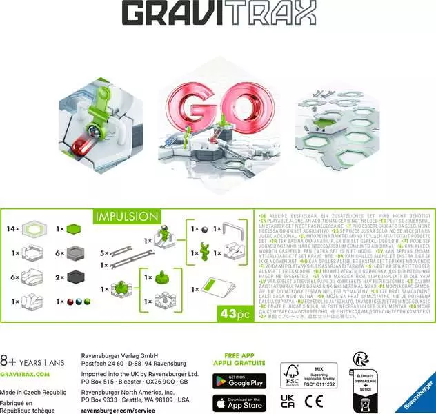 GraviTrax BASE: GO Impulsion - Construction Game