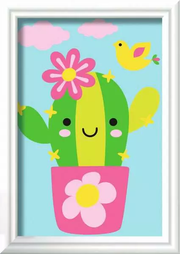 CreArt: Little Cactus - Painting By Numbers, 3 x 5
