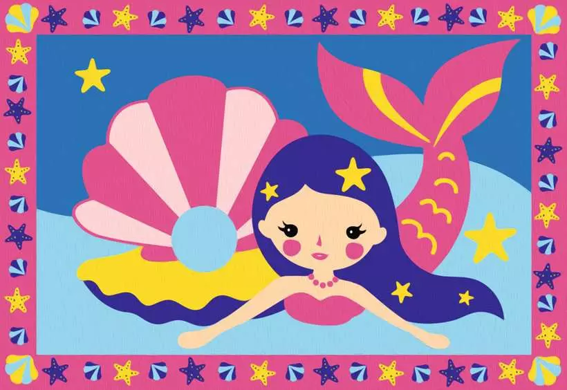 CreArt Junior: Enchanting Mermaids - Painting By Numbers