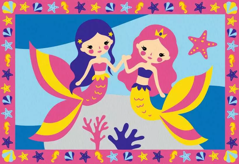 CreArt Junior: Enchanting Mermaids - Painting By Numbers