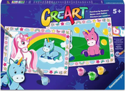 CreArt Junior: Happy Unicorns - Painting By Numbers