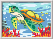 CreArt: Sea Turtle - Painting By Numbers, 7 x 10