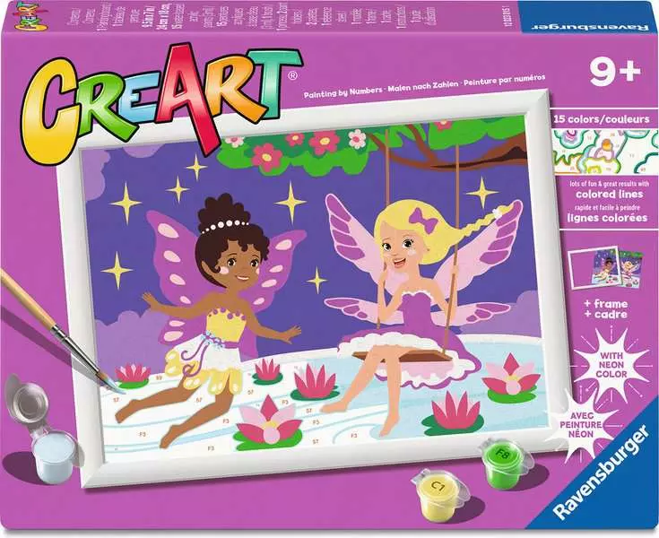 CreArt: Fairy Friends - Painting By Numbers, 7 x 10