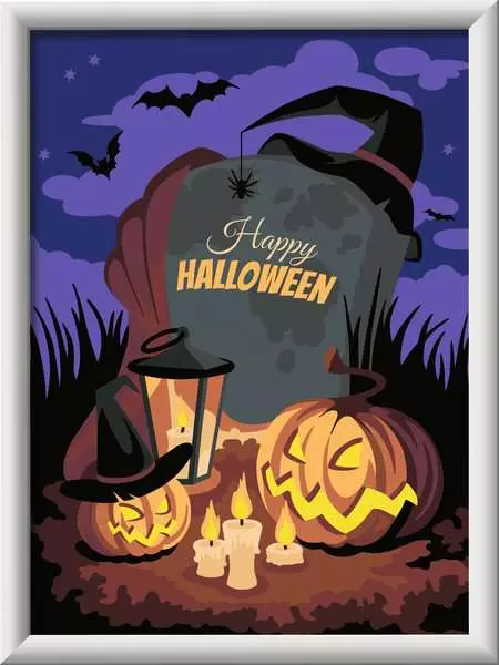 CreArt: Halloween Mood - Painting By Numbers, 7 x 10