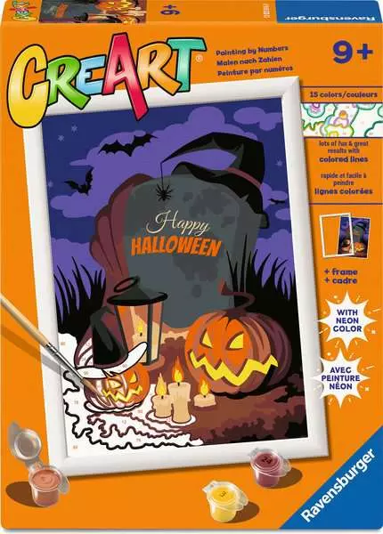 CreArt: Halloween Mood - Painting By Numbers, 7 x 10