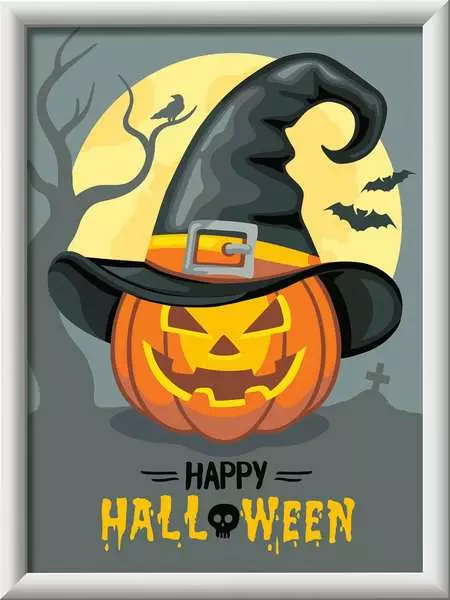 CreArt: Happy Halloween - Painting By Numbers, 7 x 10