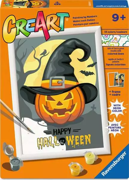 CreArt: Happy Halloween - Painting By Numbers, 7 x 10