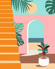 CreArt Adults Trend: Vacation Mode - Painting By Numbers, 10 x 12
