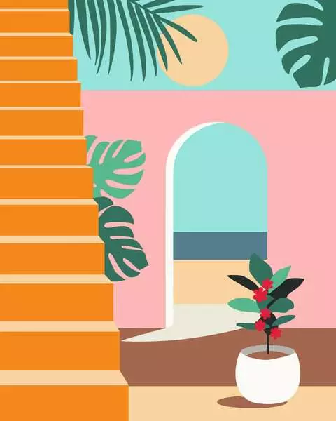 CreArt Adults Trend: Vacation Mode - Painting By Numbers, 10 x 12
