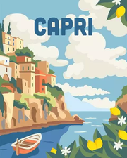 CreArt Adults Trend: Capri - Painting By Numbers, 10 x 12