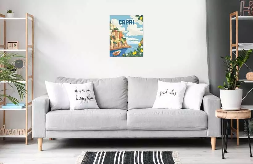 CreArt Adults Trend: Capri - Painting By Numbers, 10 x 12