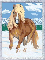 CreArt: The Royal Horse - Painting By Numbers, 7 x 10