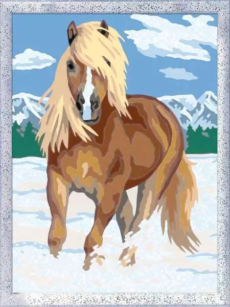 CreArt: The Royal Horse - Painting By Numbers, 7 x 10