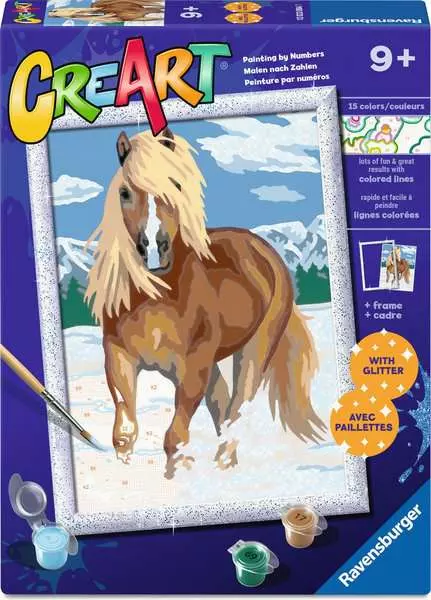 CreArt: The Royal Horse - Painting By Numbers, 7 x 10