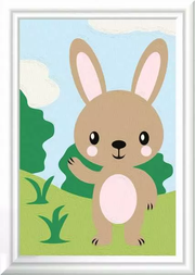 CreArt: Cute Bunny - Painting By Numbers, 3 x 5