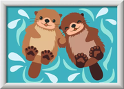 CreArt: Otter Love - Painting By Numbers, 5 x 7