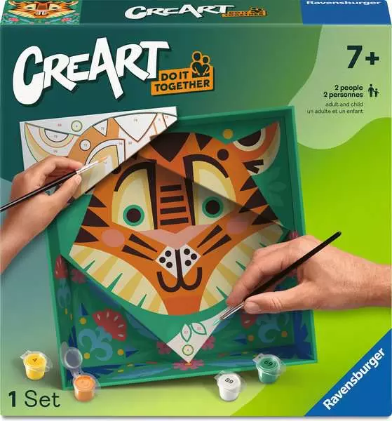 CreArt Do It Together: Tiger - Painting By Numbers