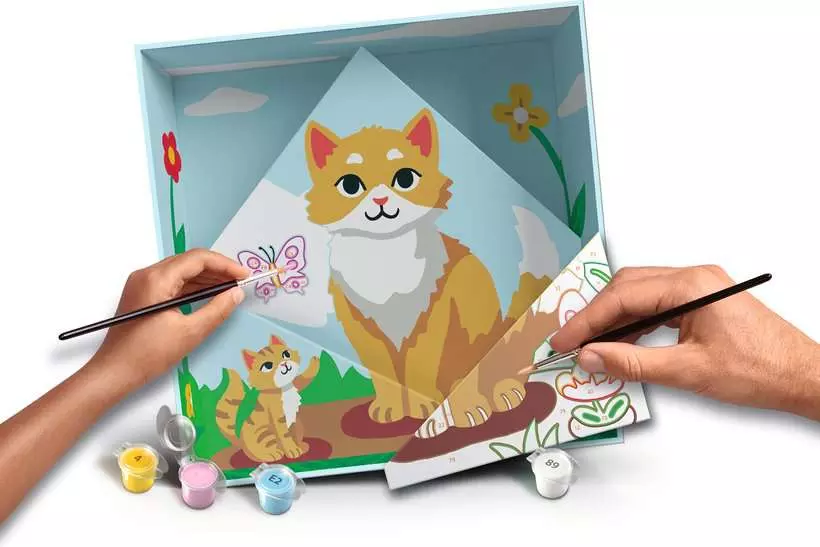 CreArt Do It Together: Cat - Painting By Numbers