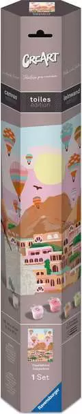 CreArt Canvas: Cappadocia - Painting By Numbers, 12 x 16