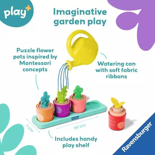 Play+ Puzzle and Play Set: My Little Plants
