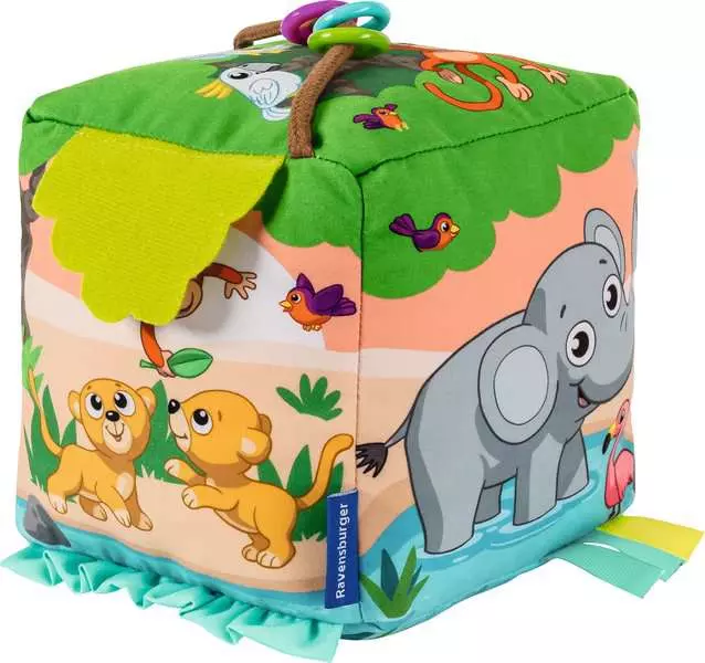 Roll & Play Sound Cube: Wild Animals