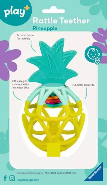 Rattle Teether: Pineapple