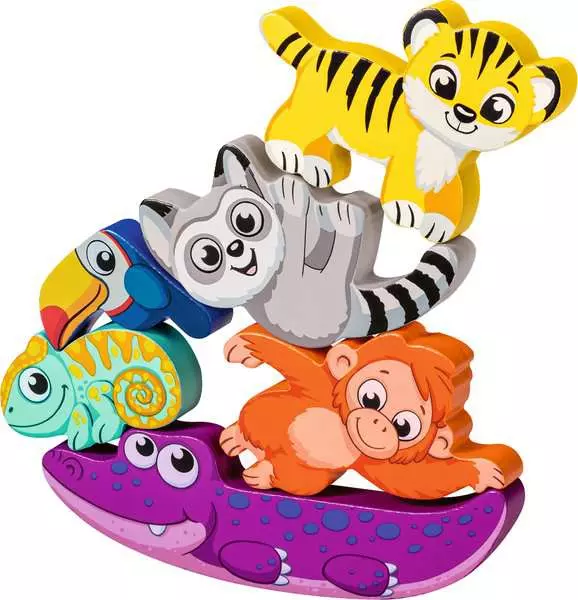 Play+ Wooden Touch & Play Puzzle: In the Jungle
